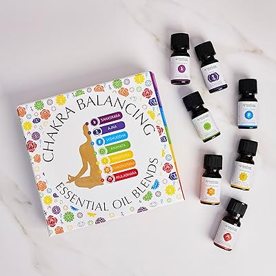 Ensemble de 7 huiles essentielles aromafoam pour diffuseur de chakras - ensemble de 7 x 10 ml (ajna, vishuddha, anahata, manipura, muladhara, sahasrara, swadhistana) - pour la méditation, le yoga, la relaxation et l'alignement des chakras. En tant que leader du commerce en ligne en Côte d'Ivoire, Diaytar offre une expérience d'achat unique et personnalisée à ses utilisateurs.