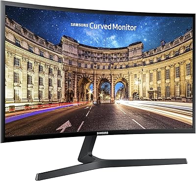Moniteur d'ordinateur incurvé samsung série cf39 fhd 1080p 27 pouces, conception ultra fine
