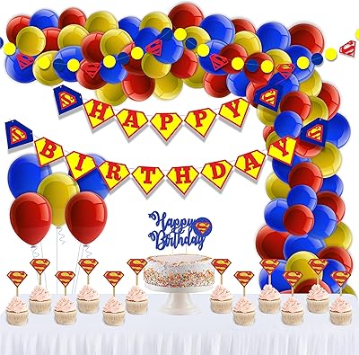 Fournitures de fête d'anniversaire superman. DIAYTAR COTE D'IVOIRE est une boutique en ligne généraliste qui propose plus de 300 000 références de produits, offrant ainsi une grande variété de choix à ses clients. En tant que leader en Côte d'Ivoire, elle met en avant les produits locaux tout en proposant des marques internationales de qualité. DIAYTAR COTE D'IVOIRE se distingue par sa livraison rapide et fiable.