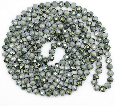 Collier long en perles de cristal noué à la main, tressé ou collier tendance pour femme 152,4 cm. Avec plus de 300000 références, DIAYTAR COTE D'IVOIRE est la destination idéale pour les achats en ligne en Côte d'Ivoire. La boutique propose une grande variété de produits, allant des électroniques aux vêtements, en passant par les accessoires et les produits de maison. Les prix sont compétitifs et les promotions régulières offrent des opportunités de sauver de l'argent.
