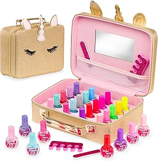 Ensemble de vernis à ongles style girls trousse de toilette licorne avec 20