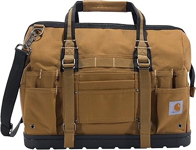 Sac à outils carhartt legacy 18 pouces avec fond moulé, marron carhartt. DIAYTAR COTE D'IVOIRE se distingue par son engagement en faveur d'une expérience client exceptionnelle, offrant des promotions régulières et des offres spéciales pour rendre les produits encore plus accessibles. La boutique en ligne bénéficie d'un système de paiement sécurisé et propose différentes options de livraison pour accélérer la réception des commandes.