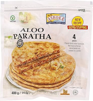 Ashoka paratha fourré à l'aloo supplémentaire, 400 g, 4 pièces