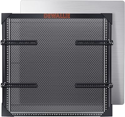Panneau de travail en nid d'abeille dewallie, lit laser en nid d'abeille 18,5x17,32x0,87