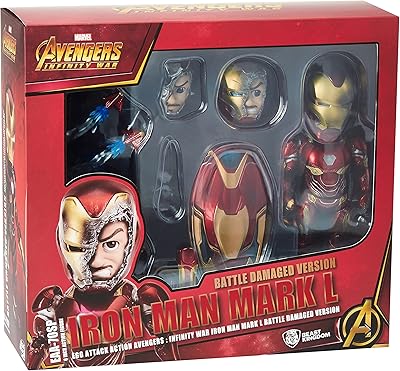 Figurine best kingdom avengers infinity war iron man mk50 (battle damaged edition) eaa-070sp