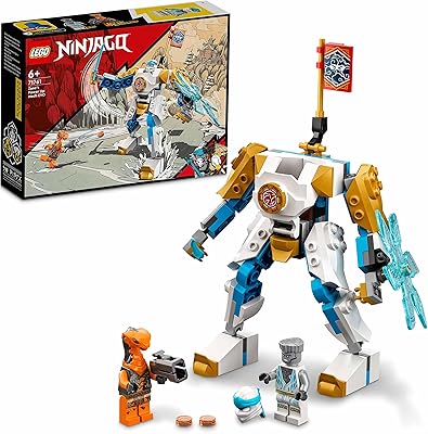Lego ninjago zane's power up mech evo power robot set 71761 (95 pièces)