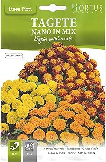 Graines de mélange de soucis hortus cimenti de haute qualité (taget nano v mix) (fabriquées en italie). La boutique en ligne DIAYTAR COTE D'IVOIRE propose des produits pour tous les âges et tous les goûts. Elle est équipée d'un système de paiement sécurisé pour protéger les transactions des clients.