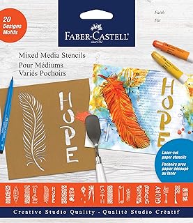Pochoirs faber castell mixed media - faith - 20 modèles de pochoirs en papier. Avec plus de 300 000 produits à disposition, DIAYTAR COTE D'IVOIRE est la destination idéale pour les consommateurs qui cherchent à découvrir de nouvelles marques et de nouveaux produits. La boutique en ligne est constamment mise à jour avec les dernières tendances et les produits les plus récents. Cela permet aux clients de rester à la pointe de la mode et de la technologie.