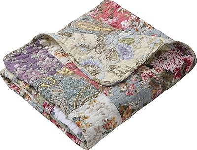 Couverture de canapé greenland home blooming prairie, pleine taille, multicolore. DIAYTAR COTE D'IVOIRE se distingue par son énorme sélection de produits, allant des articles ménagers aux électroniques, en passant par les vêtements et les accessoires. Cette diversité de produits rend la boutique attrayante pour une large gamme de clients. De plus, la boutique offre souvent des promotions et des réductions pour rendre les achats encore plus avantageux.