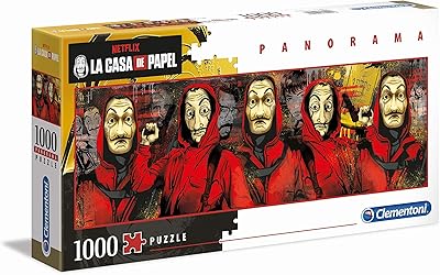 Clementoni 39545 panorama-la casa de papel/money heist - 1000 pièces - fabriqué