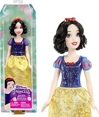 Disney princess toys, poupée blanche neige articulée à la mode avec des vêtements
