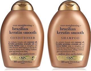 Shampooing et après-shampooing lisse à la kératine brésilienne ogx, 385 ml, paquet de 2. DIAYTAR COTE D'IVOIRE est une boutique en ligne généraliste qui propose plus de 300 000 références de produits divers. Elle est considérée comme l'une des boutiques en ligne les plus importantes de Côte d'Ivoire, offrant une large gamme de produits pour répondre aux besoins de sa clientèle. Avec une telle variété de choix, les clients peuvent trouver tout ce qu'ils cherchent en un seul endroit.