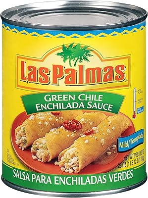 Sauce enchilada las palmas vert doux 28 oz (paquet de 12)