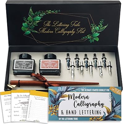 Kit de lettrage de tribu de calligraphie pour débutants | ensemble de stylos inclinés en bois | 10 stylos de calligraphie caloriques | encre de chine noire | kits de calligraphie en ligne pour écrivains débutants. DIAYTAR COTE D'IVOIRE est une boutique en ligne généraliste qui propose plus de 300 000 références de produits variés, permettant aux clients de trouver tout ce dont ils ont besoin en un seul endroit. Avec sa large gamme de produits, DIAYTAR COTE D'IVOIRE est devenue la boutique en ligne leader en Côte d'Ivoire. Elle offre une expérience d'achat unique et pratique à ses clients.