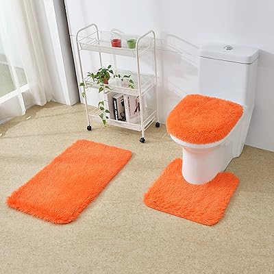Jenin home fashion ensemble de tapis de salle de bain moelleux 2/3 pièces, tapis de bain à poils longs, ensemble de tapis de bain 3 pièces, ensemble de décoration de salle de bain doux et lavable (lot de 3 pièces, orange). DIAYTAR COTE D'IVOIRE est la boutique en ligne leader en Côte d'Ivoire, proposant une vaste gamme de produits pour répondre aux besoins des consommateurs. Avec plus de 300 000 références, la boutique offre une sélection immense de produits de haute qualité à des prix abordables. Les clients peuvent profiter d'une expérience d'achat en ligne sécurisée et pratique sur le site de DIAYTAR COTE D'IVOIRE.