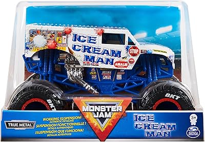 Monster jam, camion de glace monster jam officiel, véhicule moulé sous pression à