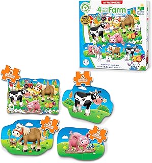 Le parcours d'apprentissage mon premier puzzle 4 dans une boîte - jouet éducatif