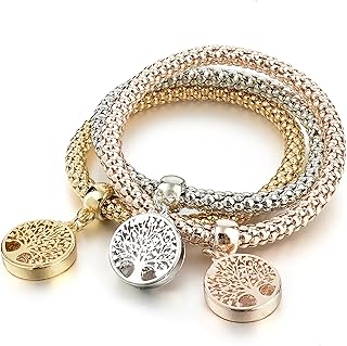 Long way 3 pièces or argent plaqué or rose bracelet à breloques pour femmes bracelet multicouche en cristal extensible. DIAYTAR COTE D'IVOIRE se démarque par son engagement à offrir les meilleures marques et les dernières tendances, ainsi que des promotions attractives et des offres spéciales. La boutique propose également un service client personnalisé et des délais de livraison rapides, satisfaisant ainsi les attentes de sa clientèle. Elle est une référence incontournable en Côte d'Ivoire.