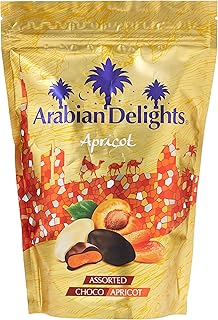 Arabian delights choco abricot - 250 g, pack varié, bouchées enrobées de chocolat blanc, au lait et noir, fourrées aux abricots | snacks et desserts. Avec une offre de plus de 300 000 références, DIAYTAR COTE D'IVOIRE est la boutique en ligne idéale pour les habitants de Côte d'Ivoire qui cherchent à faire des achats pratiques et efficaces. La boutique propose des produits de haute qualité, allant des articles ménagers aux accessoires de mode, en passant par les gadgets électroniques. Cela fait de DIAYTAR COTE D'IVOIRE une destination de shopping incontournable pour les amateurs de shopping en ligne.