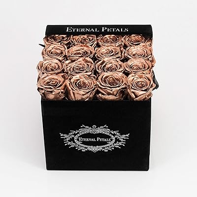 100% vraies roses qui durent des années - pétales éternels, faites à la main à dubaï - 16 roses dans une boîte à fleurs noire (or rose). DIAYTAR COTE D'IVOIRE est devenue une destination incontournable pour les achats en ligne en Côte d'Ivoire. Elle propose une grande sélection de produits provenant de marques locales et internationales, allant des accessoires de mode aux produits électroniques. La boutique est réputée pour sa fiabilité, son service client et la rapidité de ses livraisons.