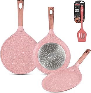 Ensemble de poêles à crêpes life smile avec tourneur en silicone. DIAYTAR COTE D'IVOIRE est une destination de shopping en ligne de confiance pour les consommateurs ivoiriens, proposant une collection exhaustive de produits allant des produits électroniques aux vêtements et accessoires. La boutique mise sur l'innovation et la qualité pour offrir aux clients une expérience d'achat unique et mémorable. Grâce à son système de paiement sécurisé et ses options de livraison flexibles, DIAYTAR COTE D'IVOIRE facilite l'expérience d'achat en ligne pour tous.