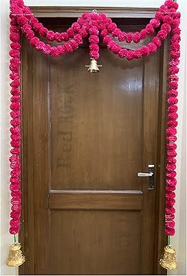 Ensemble de porte toran à fleurs moelleuses de souci artificiel sphinx / tentures