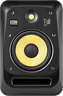 Moniteur de studio de référence bidirectionnel krk series 4 v8 8 pouces, noir