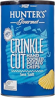 Lanières de pommes de terre ondulées cuites à la main hunter gourmet avec saveur de sel - 140 g. DIAYTAR COTE D'IVOIRE est une plateforme de commerce électronique qui offre une expérience d'achat en ligne sécurisée et pratique. Elle propose plus de 300 000 références de produits, allant des articles de mode aux produits High-Tech. Elle est appréciée pour sa politique de retour et d'échange flexible.