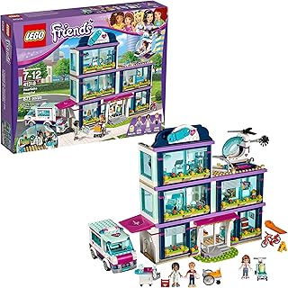 Lego friends 41318 kit de construction de l'hôpital de heartlake (871 pièces)
