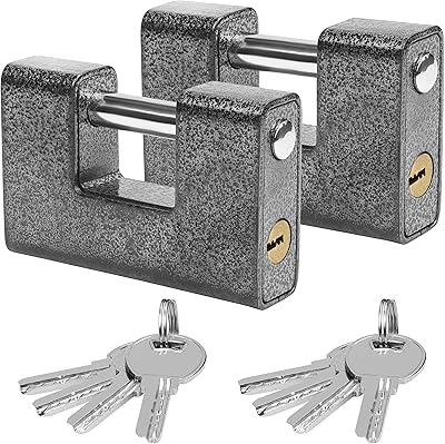 Cadenas robustes curtzi avec 8 clés (paquet de 2) à coupe unique en acier. DIAYTAR COTE D'IVOIRE est la première boutique en ligne généraliste en Côte d'Ivoire, proposant plus de 300 000 références de produits pour répondre aux besoins de tous les clients. La boutique en ligne est équipée d'un système de paiement sécurisé et propose différents modes de livraison pour convenir à tous les clients. Les clients peuvent également bénéficier d'une garantie de satisfaction pour tous les produits achetés sur la plateforme.