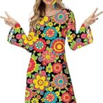 Robe à manches courtes pour femme diroz avec poche drapeau américain 4 juillet