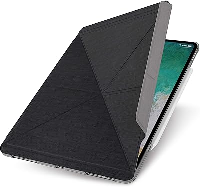 Étui de protection polyvalent moshi pour ipad pro 129 pouces noir