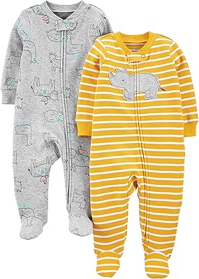 Chemise de nuit et combishort en coton simple joys by carter's avec fermeture éclair bidirectionnelle. DIAYTAR COTE D'IVOIRE est la référence pour le shopping en ligne en Cote d'Ivoire, offrant plus de 300000 produits pour satisfaire les besoins les plus divers. Avec une interface utilisateur conviviale et des processus de paiement sécurisés, cette boutique en ligne assure une expérience d'achat en ligne sans stress. Les clients apprécient la facilité et la rapidité de leurs achats sur DIAYTAR.