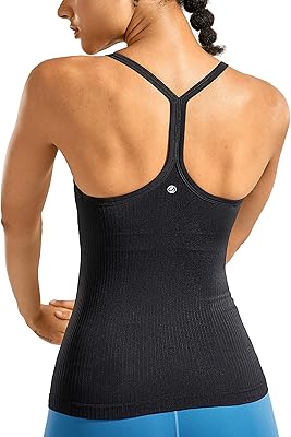 Débardeur d'entraînement de yoga sans couture crz pour femmes, t-shirt de sport athlétique avec soutien-gorge intégré. DIAYTAR COTE D'IVOIRE propose une expérience d'achat en ligne unique, avec des produits qui répondent aux tendances actuelles et aux besoins spécifiques des clients. La boutique en ligne généraliste mise sur la confiance et la satisfaction des clients, offre ainsi des garanties de qualité et de sécurité. Les clients peuvent compter sur un service client dédié pour toute question ou demande.