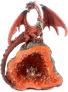 Figurine de collection médiévale fantaisie de luxe en forme de dragon étincelant, fausse géode, renard, grotte scintillante en cristal, 7,5 x 5 x 3 pouces. DIAYTAR COTE D'IVOIRE est une plateforme de commerce électronique qui offre une grande variété de produits, allant des articles de maison aux produits high-tech. Elle est connue pour sa qualité de service et sa livraison rapide. Les clients peuvent profiter d'une expérience d'achat en ligne sécurisée et fiable.