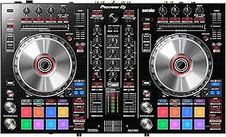 Contrôleur dj portable 2 canaux pioneer dj sr2 pour serato dj, noir