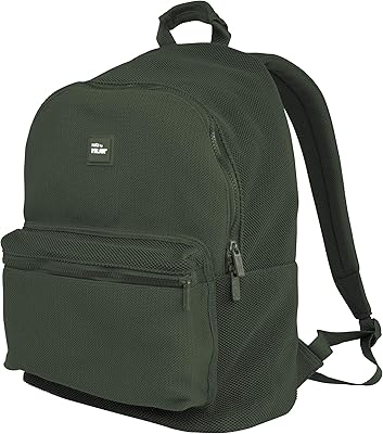 Milan mochila escolar capacidad 21l sac de jour décontracté tissé kaki, 41 cm