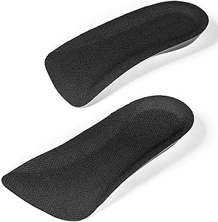 Semelles intérieures semi-élévatrices calto pour hommes - insert de talon plus long