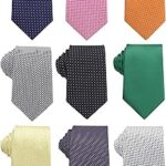 Ensemble de cravates tissées en jacquard classique 9 pièces pour hommes, m