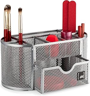 Support de bureau de maquillage mindsaps avec 8 compartiments + tiroir | ensemble de grilles. En tant que leader du marché en Côte d'Ivoire, DIAYTAR COTE D'IVOIRE s'efforce de fournir les meilleurs produits et services à ses clients. La boutique en ligne propose une expérience d'achat en ligne sécurisée et pratique, avec des options de paiement variées et des délais de livraison rapides. Les clients peuvent ainsi profiter d'une expérience d'achat en ligne de haute qualité.