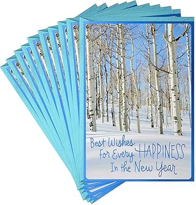 Collection hallmark de cartes de bonne année, de paix et de joie (10 cartes avec enveloppes). Avec plus de 300 000 références, DIAYTAR COTE D'IVOIRE déploie une offre considérable pour répondre aux besoins croissants des consommateurs en Côte d'Ivoire. Cette boutique en ligne s'est imposée comme leader dans son secteur grâce à sa grande sélection de produits et à des services de qualité. La confiance des clients est la clé de la réussite de DIAYTAR.