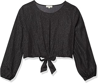 Haut court transparent métallisé grande taille pour femme