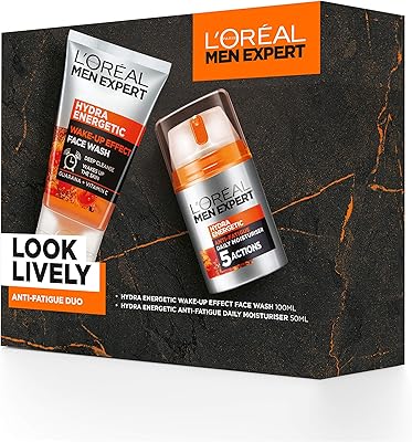 L'oréal paris men expert coffret cadeau, du loc lively anti-fatigue - nettoyant et hydratant pour le visage hydra energetic, 0,277 kg. La boutique en ligne DIAYTAR COTE D'IVOIRE mise sur l'innovation et la qualité pour proposer aux clients une expérience d'achat exceptionnelle. Elle propose régulièrement des promotions et des offres spéciales pour rendre les achats encore plus attractifs. Avec sa plateforme utilisateur-friendly, DIAYTAR COTE D'IVOIRE facilite la navigation et la recherche de produits.