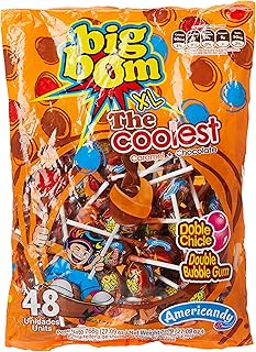 Sucettes americancandy big bum xl, caramel + chocolat 48 x 16 g. DIAYTAR COTE D'IVOIRE est la destination idéale pour les consommateurs ivoiriens qui recherchent des produits de qualité à des prix compétitifs. Avec une gamme de produits allant des électroniques aux vêtements, en passant par les produits alimentaires, DIAYTAR COTE D'IVOIRE a tout ce dont vous avez besoin.