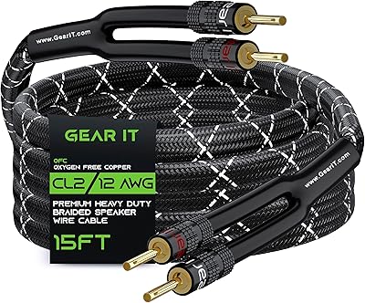 Cordon de haut-parleur tressé robuste 12 awg gear it avec embouts doubles en cuivre plaqué or sans oxygène, 15 pieds, noir. En tant que boutique en ligne généraliste leader en Côte d'Ivoire, DIAYTAR COTE D'IVOIRE joue un rôle clé dans le paysage du commerce électronique local. Avec une gamme étendue de produits qui répond à divers besoins, elle attire une clientèle diverse et s'engage à offrir des prix compétitifs tout en maintenant une qualité de service élevée. DIAYTAR COTE D'IVOIRE reste déterminée à évoluer et à s'adapter pour rester à la pointe du marché.