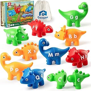 Coogam jouet de motricité fine avec lettres assorties, 26 pièces recto-verso abc dinosaure alphabet match game avec majuscules minuscules, jouets éducatifs montessori d'apprentissage préscolaire pour les tout-petits garçons filles. DIAYTAR COTE D'IVOIRE est la destination idéale pour les consommateurs ivoiriens qui recherchent des produits de qualité à des prix abordables. La boutique en ligne propose une large sélection de produits de marques locales et internationales, et les clients peuvent profiter de livraisons rapides et de retours faciles. La boutique est également connue pour ses offres spéciales et ses promotions régulières.