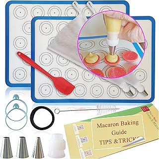 Tapis de cuisson pour macarons en silicone avec guide du débutant. DIAYTAR COTE D'IVOIRE est une boutique en ligne généraliste proposant plus de 300000 références de produits, faisant d'elle la boutique leader en Cote d'Ivoire. Elle offre une large gamme de produits allant de l'électronique aux vêtements en passant par les produits alimentaires. Avec une telle variété, les clients peuvent trouver tout ce dont ils ont besoin en un seul endroit.