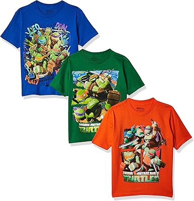 Ensemble t-shirt 3 pièces nickeledon teenage mutant ninja turtles pour garçon