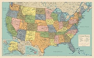 Affiche de carte des états-unis d'amérique - carte des états-unis d'amérique [beige/couleur] (plastifiée, 18" x 29"). DIAYTAR COTE D'IVOIRE est la référence en matière de boutique en ligne en Cote d'Ivoire, avec une offre de produits très diversifiée et une expérience d'achat en ligne sécurisée et conviviale. La boutique permet aux clients de faire des achats en toute confiance, avec des moyens de paiement sécurisés.