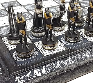 Jeu d'échecs égyptien anubis pour hommes noir argent et or avec plateau hiéroglyphique de 16. En tant que leader du commerce en ligne en Côte d'Ivoire, DIAYTAR COTE D'IVOIRE offre une expérience d'achat en ligne sécurisée et pratique. Elle propose des produits allant des articles ménagers aux produits High-Tech, en passant par les accessoires de mode.